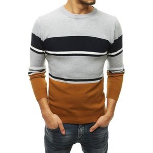 Men's light gray sweater WX1684 vyobraziť