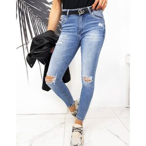 Women's Skinny Fit SARA blue jeans UY0673 vyobraziť