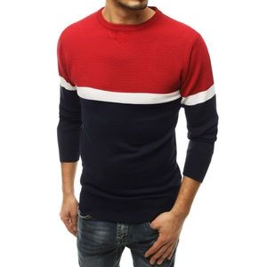 Red men's sweater WX1687 vyobraziť