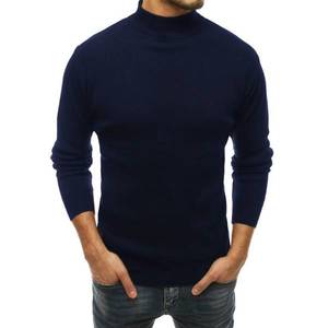 Men's navy blue turtleneck sweater WX1459 vyobraziť