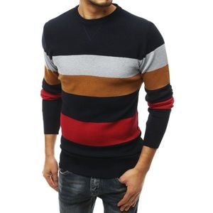Men's navy blue sweater WX1699 vyobraziť