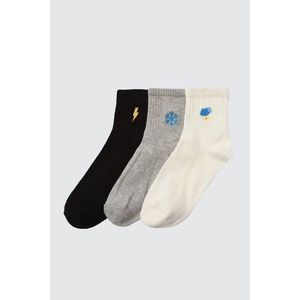 Trendyol 3-Pack Multicolor Knitted Socks vyobraziť