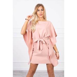 Dress batwings Oversize dark powdered pink vyobraziť