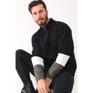 1041 DEWBERRY MALE SWEATSHIRT-BLACK vyobraziť