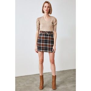 Trendyol Multicolored Plaid Skirt vyobraziť