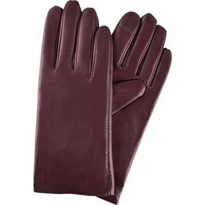Semiline Woman's Women Leather Antibacterial Gloves P8212 Crimson vyobraziť