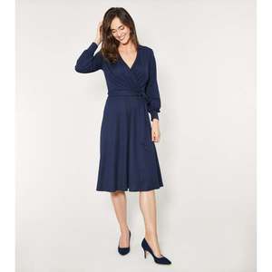Click Woman's Dress Eliota Navy Blue vyobraziť