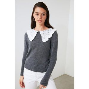 Trendyol Collar Detailed Knitwear - Sweater vyobraziť