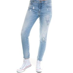 Big Star Woman's Trousers 115541 Light Jeans-244 vyobraziť