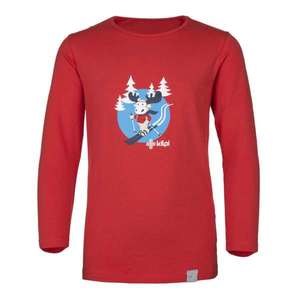 Children's cotton T-shirt Lero-j red - Kilpi vyobraziť