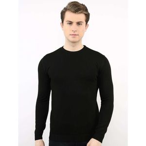 Black LIWALI sweater for men vyobraziť