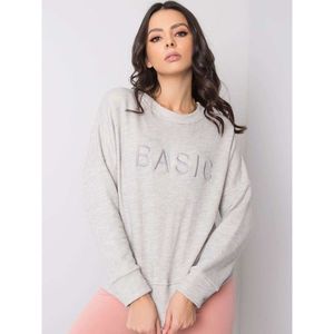 Light gray melange women´s cotton sweatshirt vyobraziť