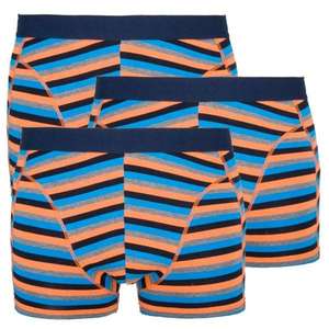 3PACK men's boxers Stillo blue-orange stripes (STP-0121212) vyobraziť