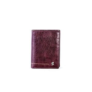 Brown leather wallet with stitching vyobraziť
