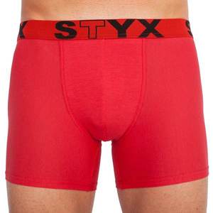 Men's boxers Styx long sports rubber red (U1064) vyobraziť