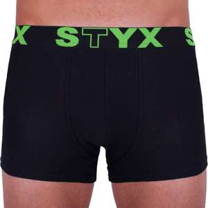 Men's boxers Styx sport rubber black (G962) vyobraziť