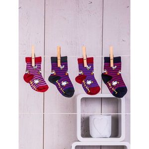 Practical and cute socks for a boy or girl with cheerful prints. vyobraziť