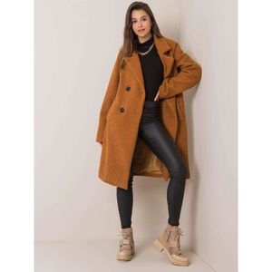 Light brown double-breasted coat vyobraziť