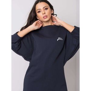 FOR FITNESS Navy blue cotton sweatshirt vyobraziť