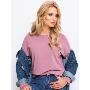 Dusty pink blouse with long sleeves vyobraziť