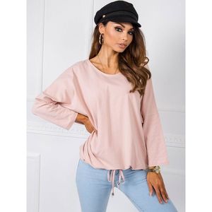 Dusty pink oversize cotton blouse vyobraziť