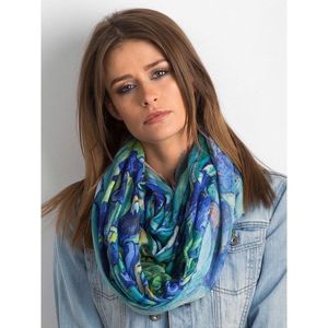 Blue-green floral scarf vyobraziť