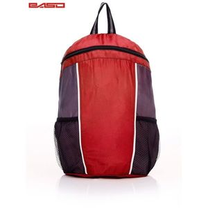 Children´s red school backpack with contrasting modules vyobraziť