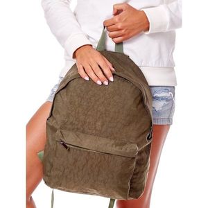 Backpack with a khaki pocket vyobraziť