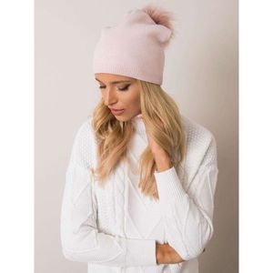 RUE PARIS Dirty pink winter hat vyobraziť
