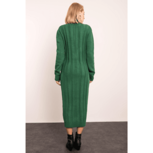 Green knitted BSL dress vyobraziť