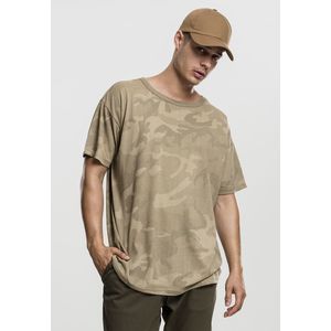Pánske tričko URBAN CLASSICS Camo Oversized Tee sand camo Veľkosť: M vyobraziť