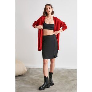 Trendyol Black Basic Skirt vyobraziť