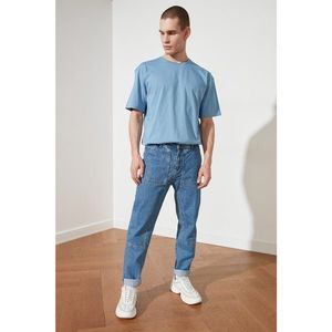 Trendyol Blue Men's Relax Fit Jeans vyobraziť