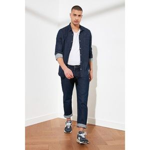 Trendyol Navy Blue Men's Regular Fit Jeans vyobraziť