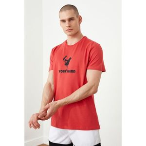 Trendyol Pomegranate Flower Male Regular Fit T-Shirt vyobraziť