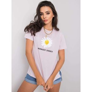 Lilac women's cotton t-shirt vyobraziť
