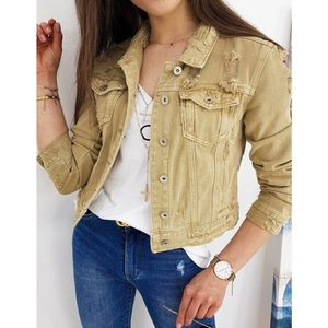 BUENOS women's denim jacket beige TY1249 vyobraziť