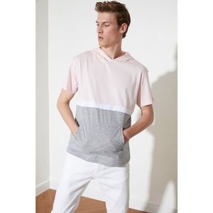 Trendyol Powder Men's Regular Fit Hooded T-Shirt vyobraziť