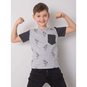 DODO KIDS Gray t-shirt for a boy vyobraziť