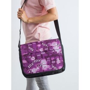 Black and purple shoulder bag vyobraziť