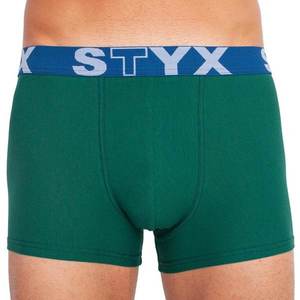 Men's boxers Styx sports rubber dark green (G1066) vyobraziť
