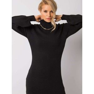 RUE PARIS Black knitted dress vyobraziť