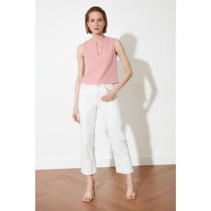 Trendyol Rose Dry V Collar Blouse vyobraziť