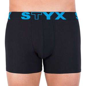 Men's boxers Styx long sport rubber black (U961) vyobraziť