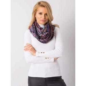 Violet-brown patterned shawl vyobraziť