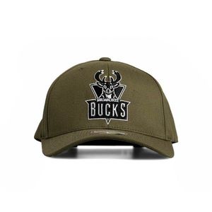 Šiltovka Mitchell & Ness Milwaukee Bucks olive Black/White Logo 110 vyobraziť