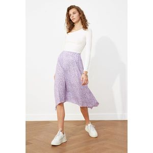 Trendyol Lila Asymmetric Knitted Skirt vyobraziť