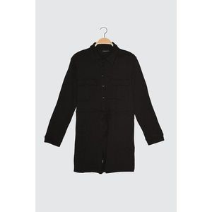 Trendyol Black Pocket Knitted Coverall vyobraziť