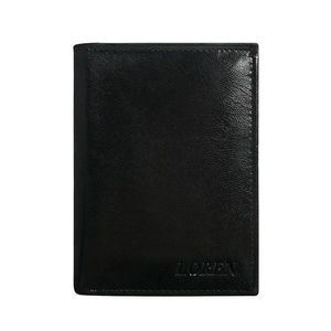 Smooth leather men´s black wallet vyobraziť