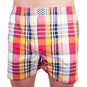 Infantia men's shorts red-yellow-black cube PTKG28 vyobraziť